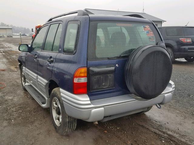 2CNBJ634916939420 - 2001 CHEVROLET TRACKER LT BLUE photo 3