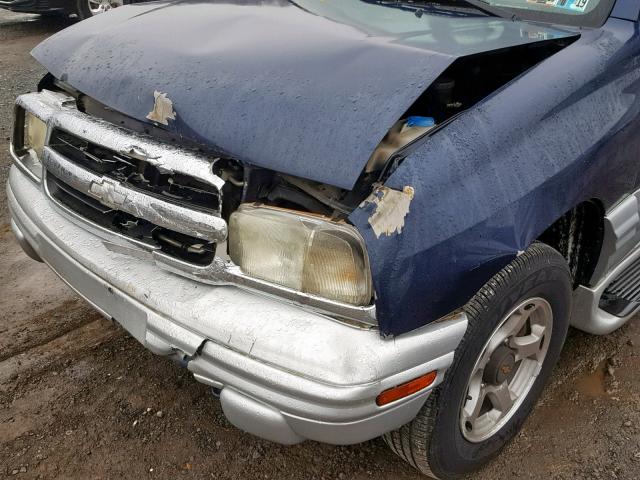 2CNBJ634916939420 - 2001 CHEVROLET TRACKER LT BLUE photo 9