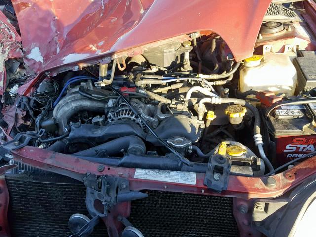 4S3BH675346622116 - 2004 SUBARU LEGACY OUT RED photo 7