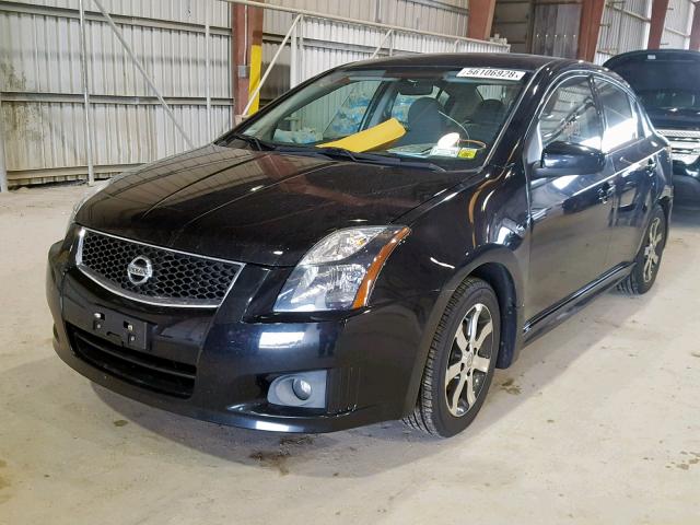 3N1AB6AP0CL612058 - 2012 NISSAN SENTRA 2.0 BLACK photo 2