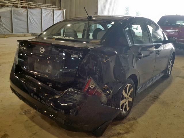 3N1AB6AP0CL612058 - 2012 NISSAN SENTRA 2.0 BLACK photo 4