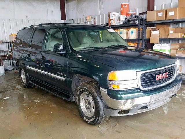 3GKFK16TX1G188944 - 2001 GMC YUKON XL K GREEN photo 1