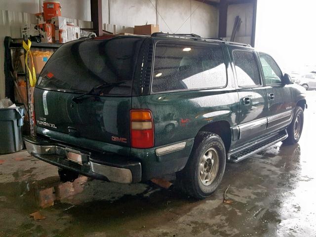 3GKFK16TX1G188944 - 2001 GMC YUKON XL K GREEN photo 4