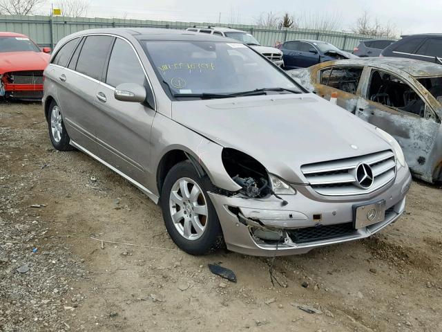 4JGCB65E87A056704 - 2007 MERCEDES-BENZ R 350 BEIGE photo 1