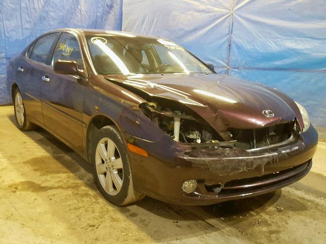 JTHBA30GX65169425 - 2006 LEXUS ES 330 BURGUNDY photo 1