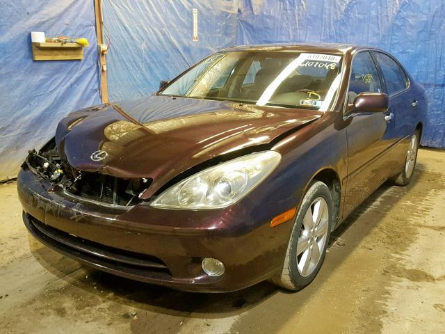 JTHBA30GX65169425 - 2006 LEXUS ES 330 BURGUNDY photo 2