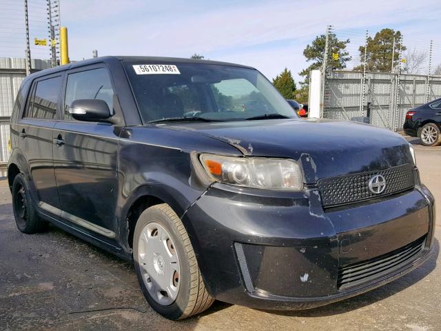 JTLKE50E881043966 - 2008 TOYOTA SCION XB BLACK photo 1