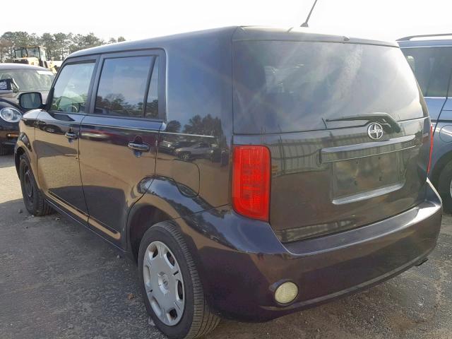 JTLKE50E881043966 - 2008 TOYOTA SCION XB BLACK photo 3