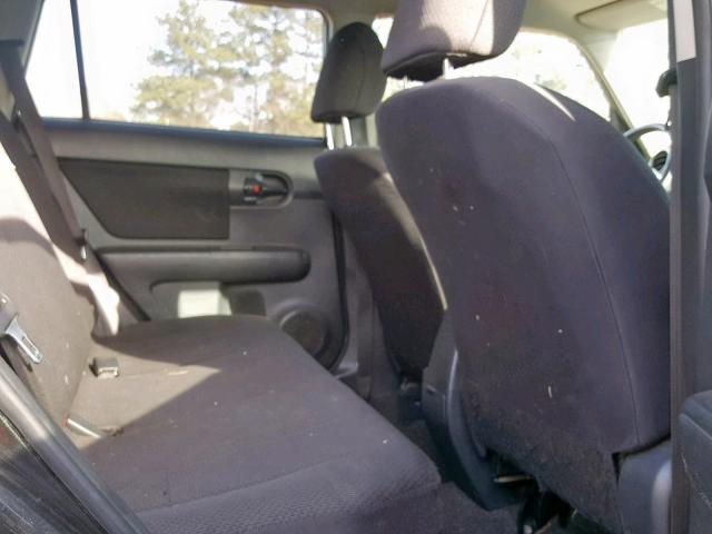 JTLKE50E881043966 - 2008 TOYOTA SCION XB BLACK photo 6