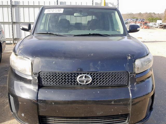 JTLKE50E881043966 - 2008 TOYOTA SCION XB BLACK photo 9