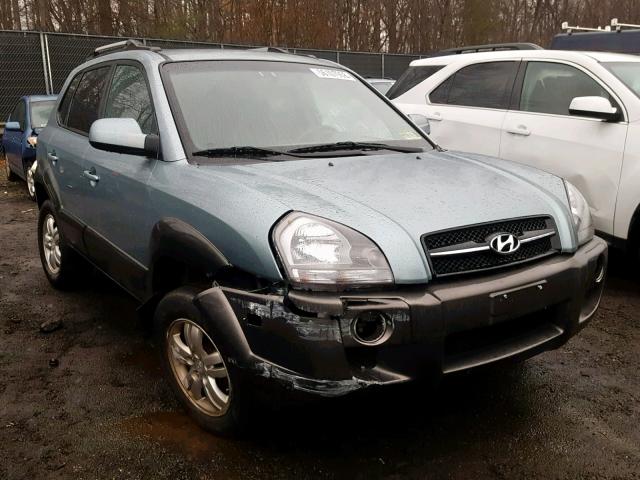 KM8JN72D97U499393 - 2007 HYUNDAI TUCSON SE BLUE photo 1