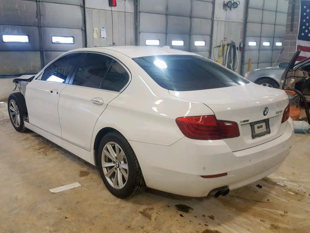 WBA5A7C52ED612510 - 2014 BMW 528 XI WHITE photo 3