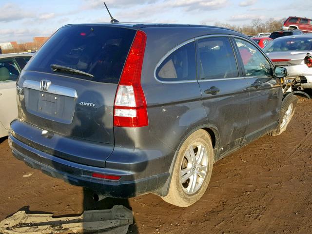 5J6RE4H56AL091950 - 2010 HONDA CR-V EX GRAY photo 4