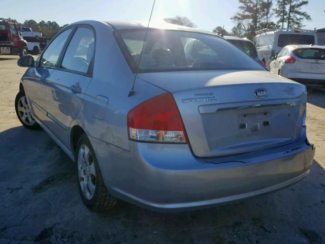 KNAFE121475480934 - 2007 KIA SPECTRA EX SILVER photo 3