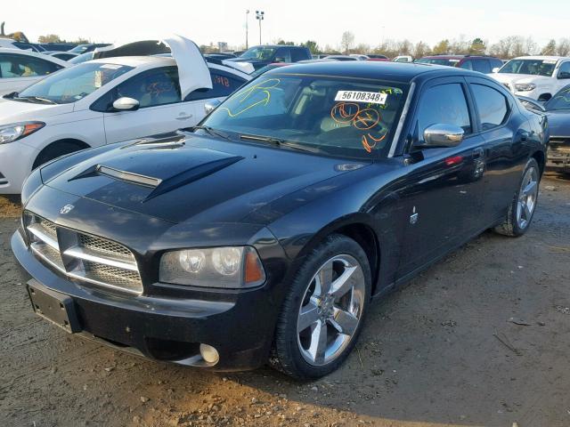 2B3KA33G88H334477 - 2008 DODGE CHARGER SX BLACK photo 2