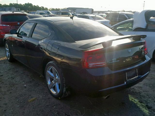 2B3KA33G88H334477 - 2008 DODGE CHARGER SX BLACK photo 3