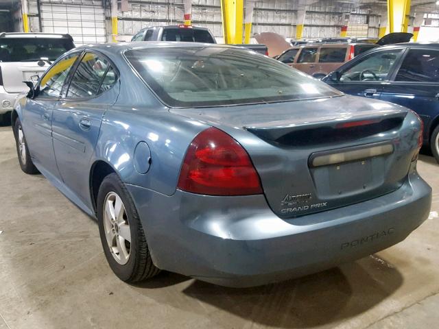 2G2WP552161104365 - 2006 PONTIAC GRAND PRIX BLUE photo 3