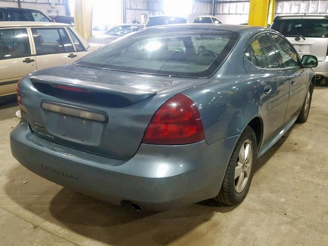 2G2WP552161104365 - 2006 PONTIAC GRAND PRIX BLUE photo 4