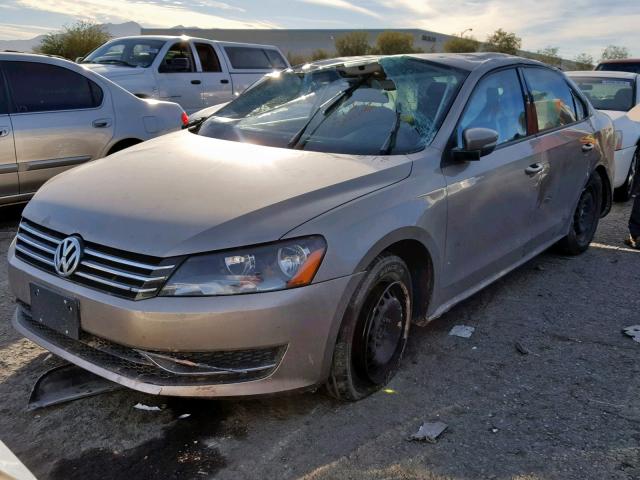 1VWAT7A32FC079849 - 2015 VOLKSWAGEN PASSAT S BROWN photo 2