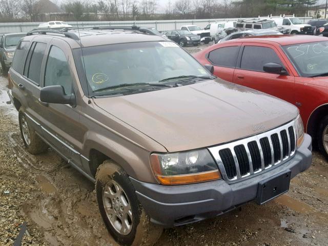 1J4GW48S31C557876 - 2001 JEEP GRAND CHER BROWN photo 1