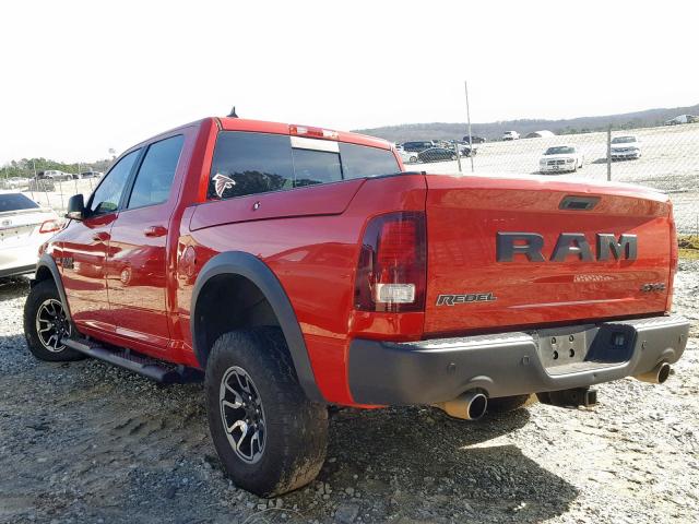 1C6RR7YT0GS335298 - 2016 RAM 1500 REBEL RED photo 3