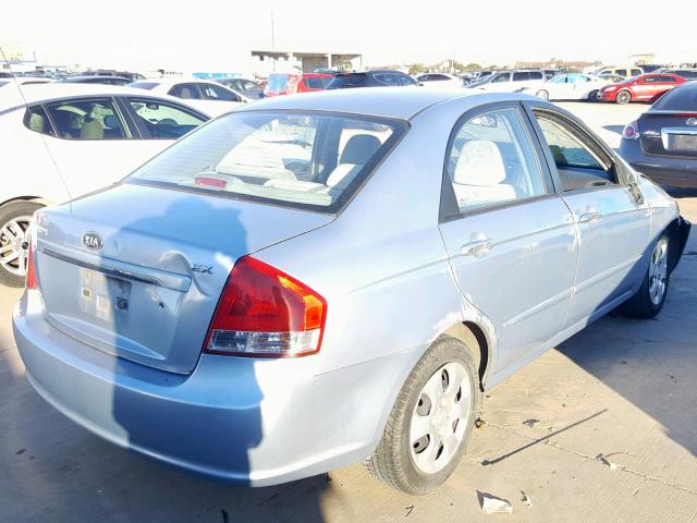 KNAFE122385575804 - 2008 KIA SPECTRA EX SILVER photo 4