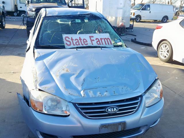 KNAFE122385575804 - 2008 KIA SPECTRA EX SILVER photo 9