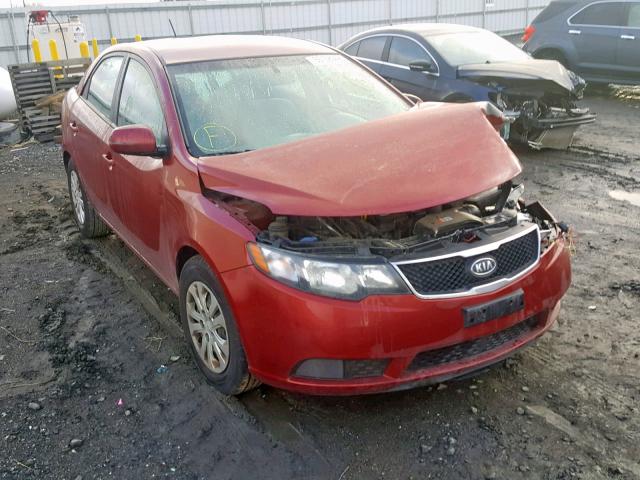 KNAFU4A27C5511909 - 2012 KIA FORTE EX RED photo 1