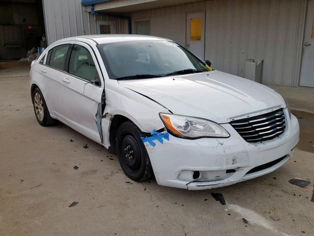 1C3CCBAB5DN689689 - 2013 CHRYSLER 200 LX WHITE photo 1