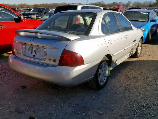 3N1AB51D16L543692 - 2006 NISSAN SENTRA SE- SILVER photo 4