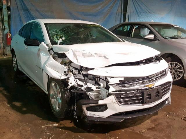 1G1ZB5ST4GF271309 - 2016 CHEVROLET MALIBU LS WHITE photo 1
