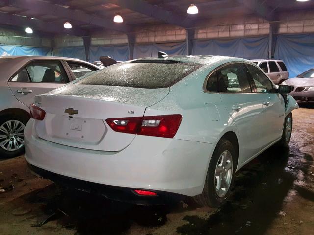 1G1ZB5ST4GF271309 - 2016 CHEVROLET MALIBU LS WHITE photo 4
