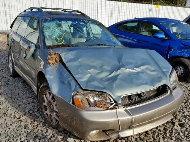 4S3BH686247622254 - 2004 SUBARU LEGACY OUT GREEN photo 1