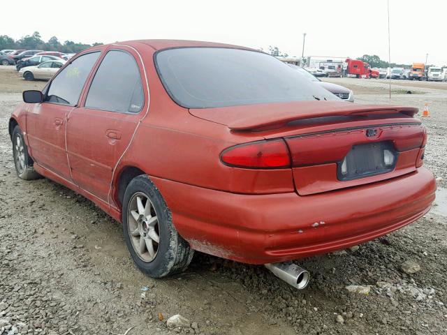 1FAFP66LXWK249290 - 1998 FORD CONTOUR LX RED photo 3
