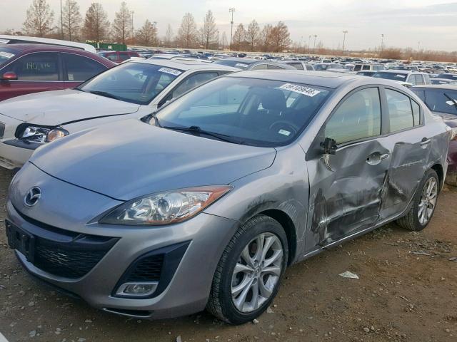 JM1BL1S54A1103478 - 2010 MAZDA 3 S GRAY photo 2