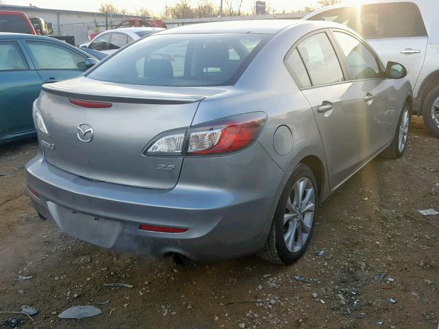 JM1BL1S54A1103478 - 2010 MAZDA 3 S GRAY photo 4