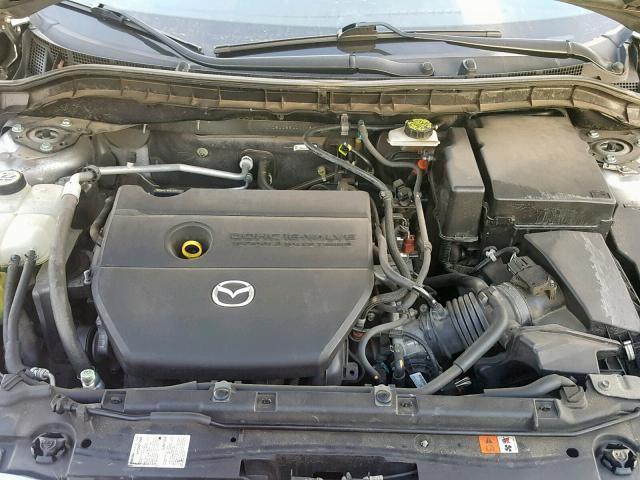 JM1BL1S54A1103478 - 2010 MAZDA 3 S GRAY photo 7