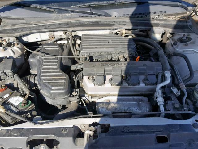 1HGEM22344L029326 - 2004 HONDA CIVIC DX V SILVER photo 7