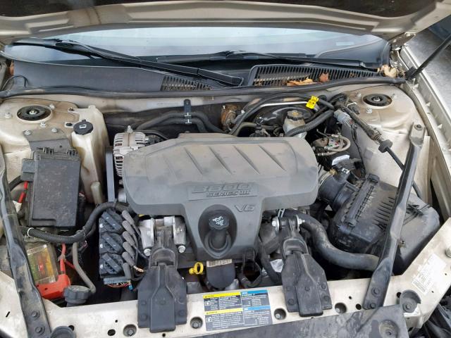 2G4WC582381257038 - 2008 BUICK LACROSSE C SILVER photo 7