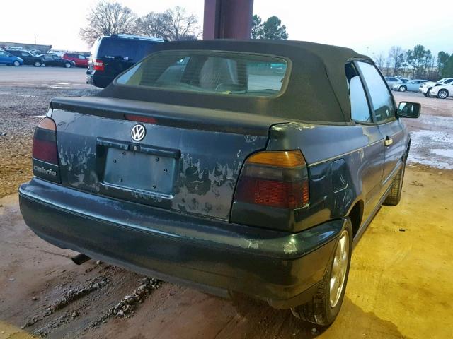 3VWBB81E1XM801164 - 1999 VOLKSWAGEN CABRIO GLS GREEN photo 4