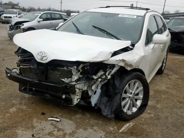 4T3ZE11A59U009663 - 2009 TOYOTA VENZA BASE WHITE photo 2