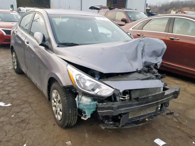 KMHCT4AE5GU092596 - 2016 HYUNDAI ACCENT SE GRAY photo 1