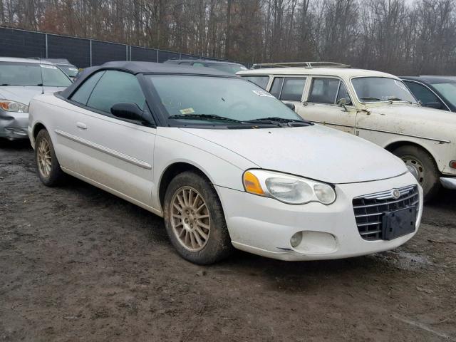 1C3EL55R34N136816 - 2004 CHRYSLER SEBRING LX WHITE photo 1