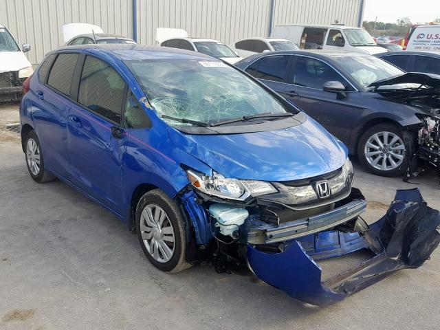 3HGGK5H50FM766016 - 2015 HONDA FIT LX BLUE photo 1