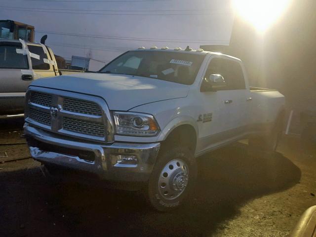 3C63RRJLXHG597236 - 2017 RAM 3500 LARAM WHITE photo 2