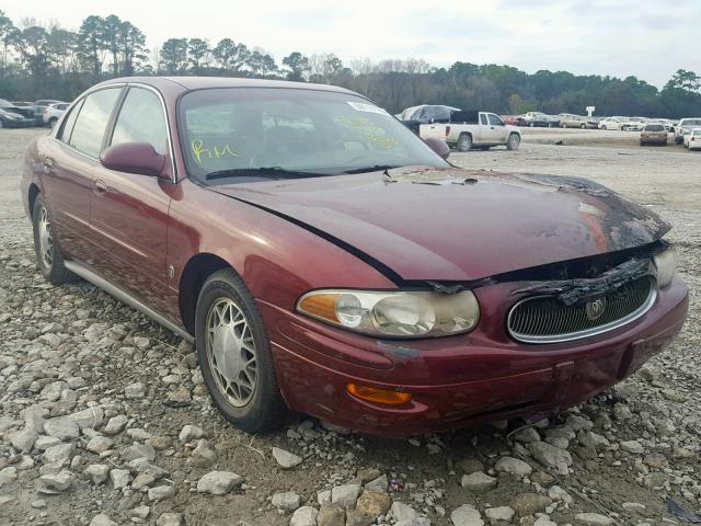 1G4HR54K42U220170 - 2002 BUICK LESABRE LI BURGUNDY photo 1