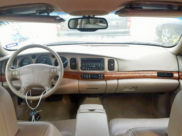 1G4HR54K42U220170 - 2002 BUICK LESABRE LI BURGUNDY photo 10