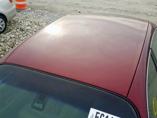 1G4HR54K42U220170 - 2002 BUICK LESABRE LI BURGUNDY photo 9