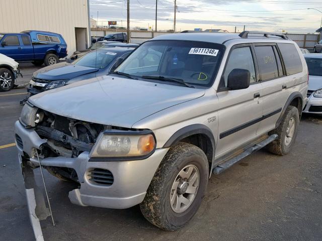 JA4LS21H43J000101 - 2003 MITSUBISHI MONTERO SP SILVER photo 2