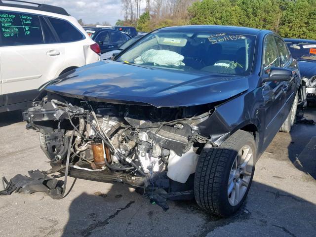 1G11C5SA6DF227476 - 2013 CHEVROLET MALIBU 1LT შავი ფოტო 2